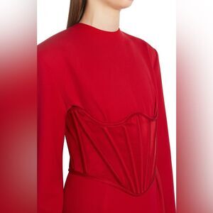 Versace Corset Top Red